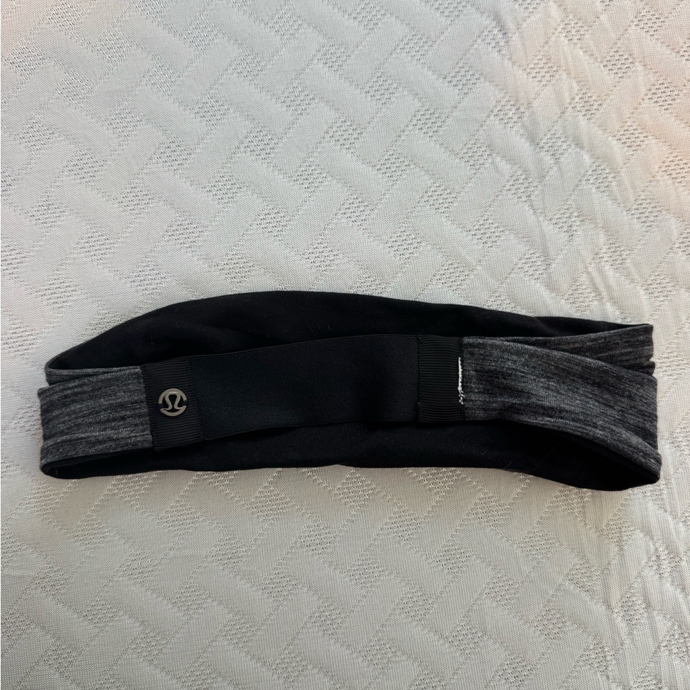 lululemon athletica Black and Gray Headband